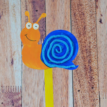 Charger l&#39;image dans la galerie, Bricolage de marionnette d&#39;escargot