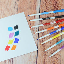 Charger l&#39;image dans la galerie, 8 Crayons feutres couleurs brillantes à pointe fine