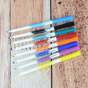 8 Crayons feutres couleurs brillantes à pointe fine