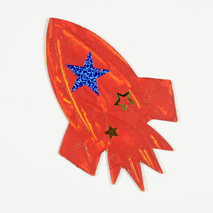 Exemple de découpe de fusée pour les boîtes de bricolage peinture créative : Les fusées et les planètes