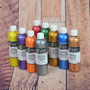 Gouache couleurs métalliques - Moyen format 237 ml