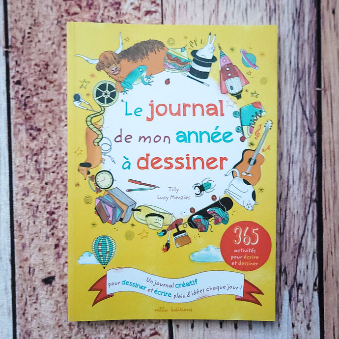 Carnet à dessin : le journal de mon année à dessiner