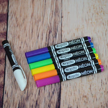 Charger l&#39;image dans la galerie, 6 Crayons feutres couleurs à effet néon