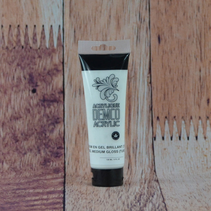 Médium gel brillant pour l'acrylique - Petit format de 120 ml