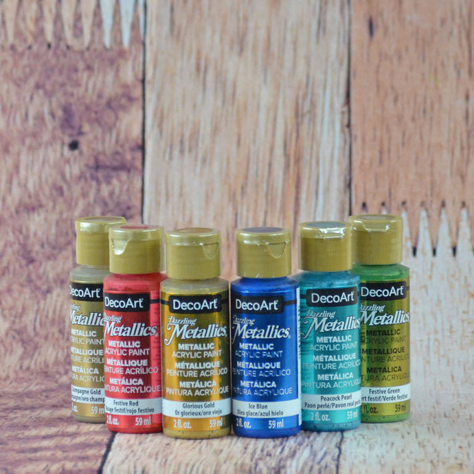 Peinture métallique de marque DecoArt - petit format 59 ml