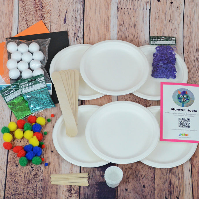 Ensemble de bricolage - Monstre pour 6, 8, 10 ou 20 enfants