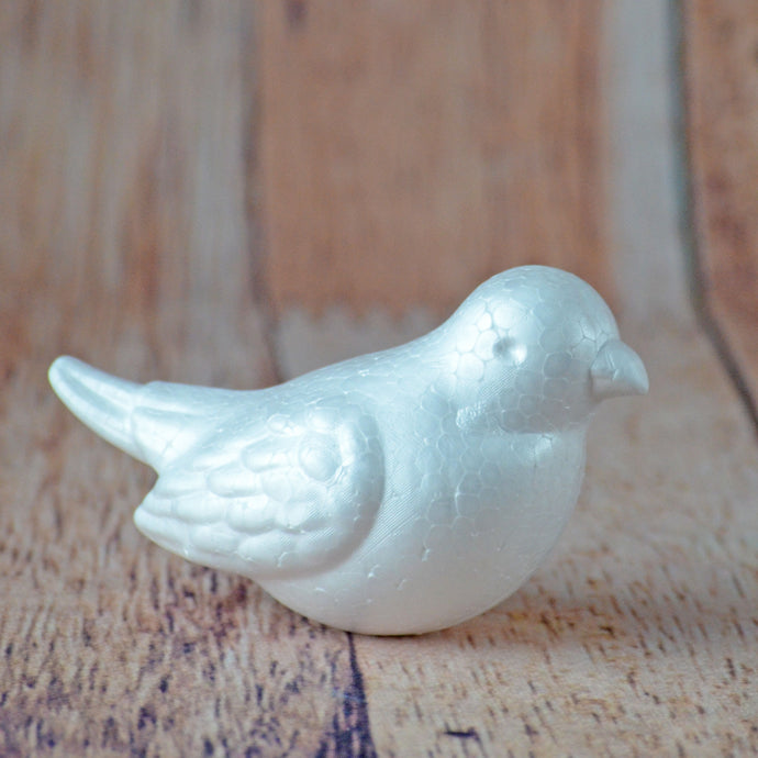 Oiseau en styromousse (vendu à l'unité)