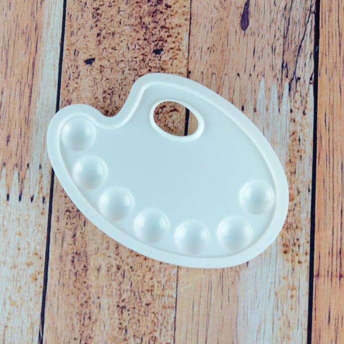 Palette en plastique ovale de 9