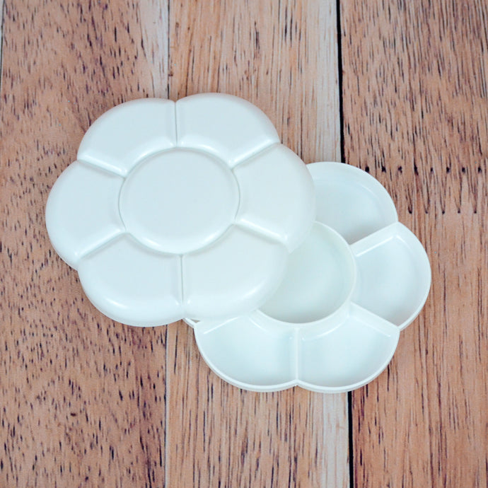 Palette en forme de marguerite avec couvercle