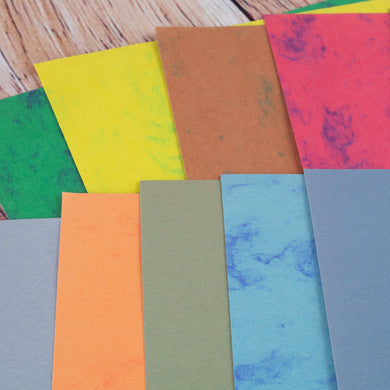 Bloc de papier construction - couleurs variées