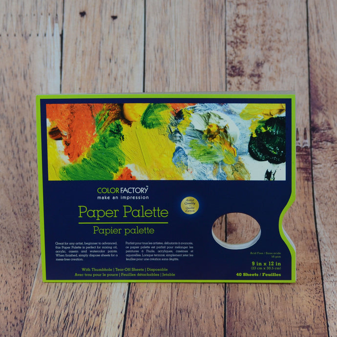 Papier palette d'artiste