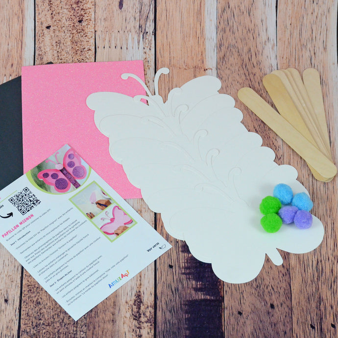 Ensemble de bricolage - Papillon pour 6, 8, 10 ou 20 enfants