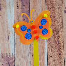 Charger l&#39;image dans la galerie, Bricolage de marionnette de papillon
