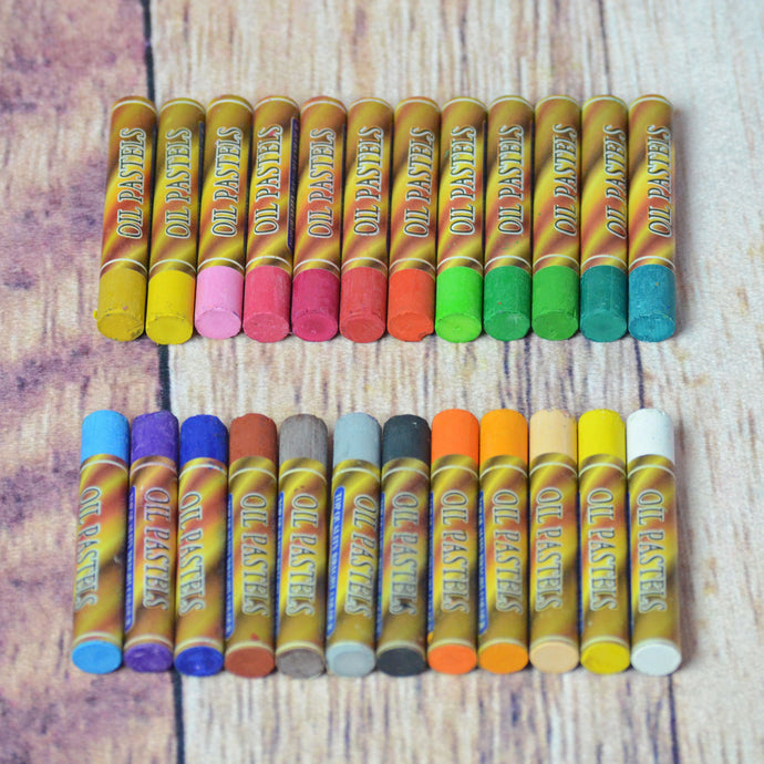 24 pastels à l'huile pour dessiner