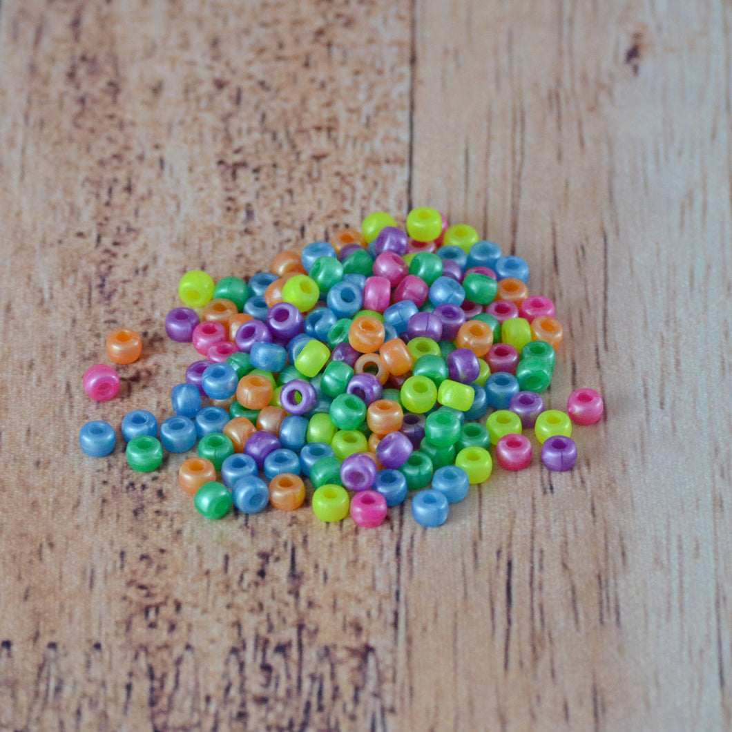 Perles pony - couleurs pastels (43 gr.)