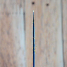 Charger l&#39;image dans la galerie, Pinceaux en poils synthétiques (taklon blanc) avec un manche court - tailles variées