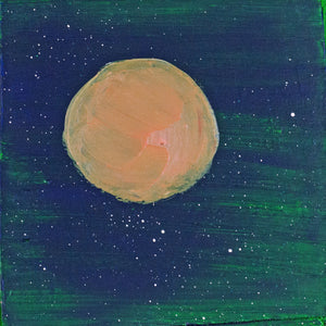 Exemple de tableau pour les boîtes de bricolage peinture créative : Les fusées et les planètes