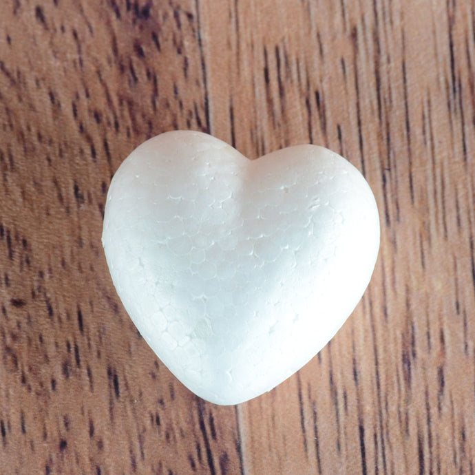Coeur en styromousse (vendu à l'unité)